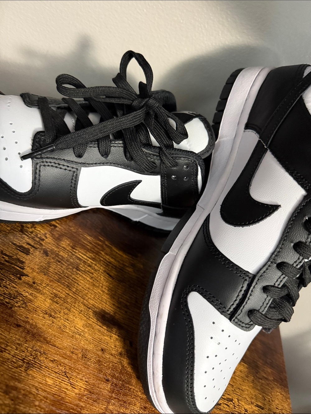 Nike Black and White Low-Top Skate Sneakers - Picture 9 of 14